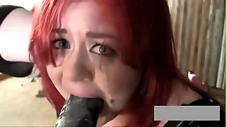 BBW Messy Dildo Deepthroat